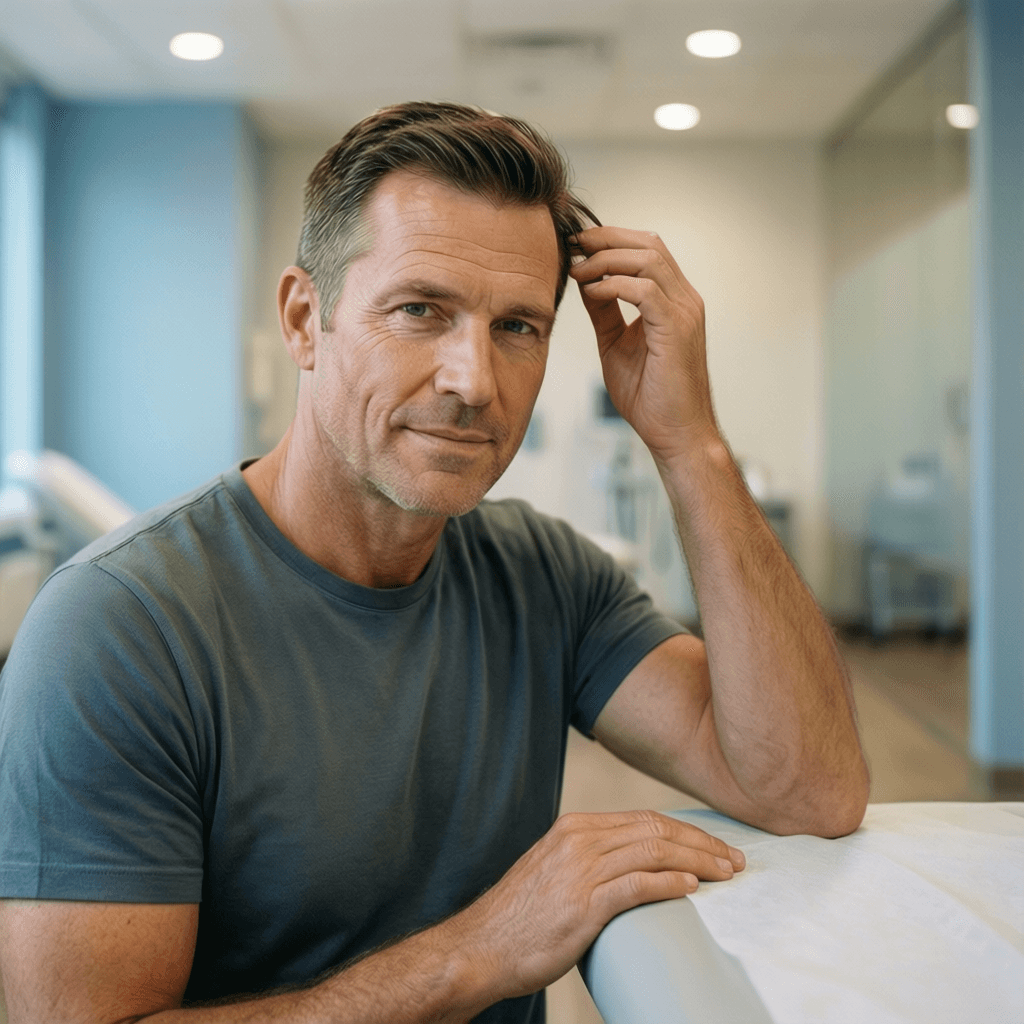 How Much Does a Turkey Hair Transplant Cost? Case Study: Owen, 42 How Much Does a Turkey Hair Transplant Cost? Case Study: Owen, 42 portrait showing a realistic patient consultation example